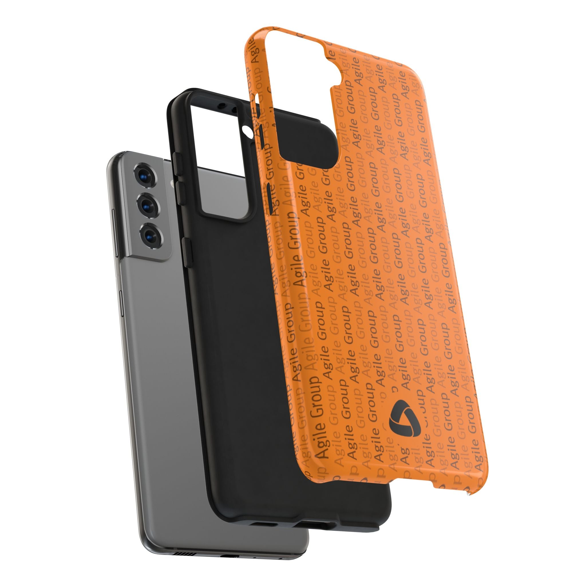 Tough Phone Case — Orange Branded 'Agile Group' Protective Cover