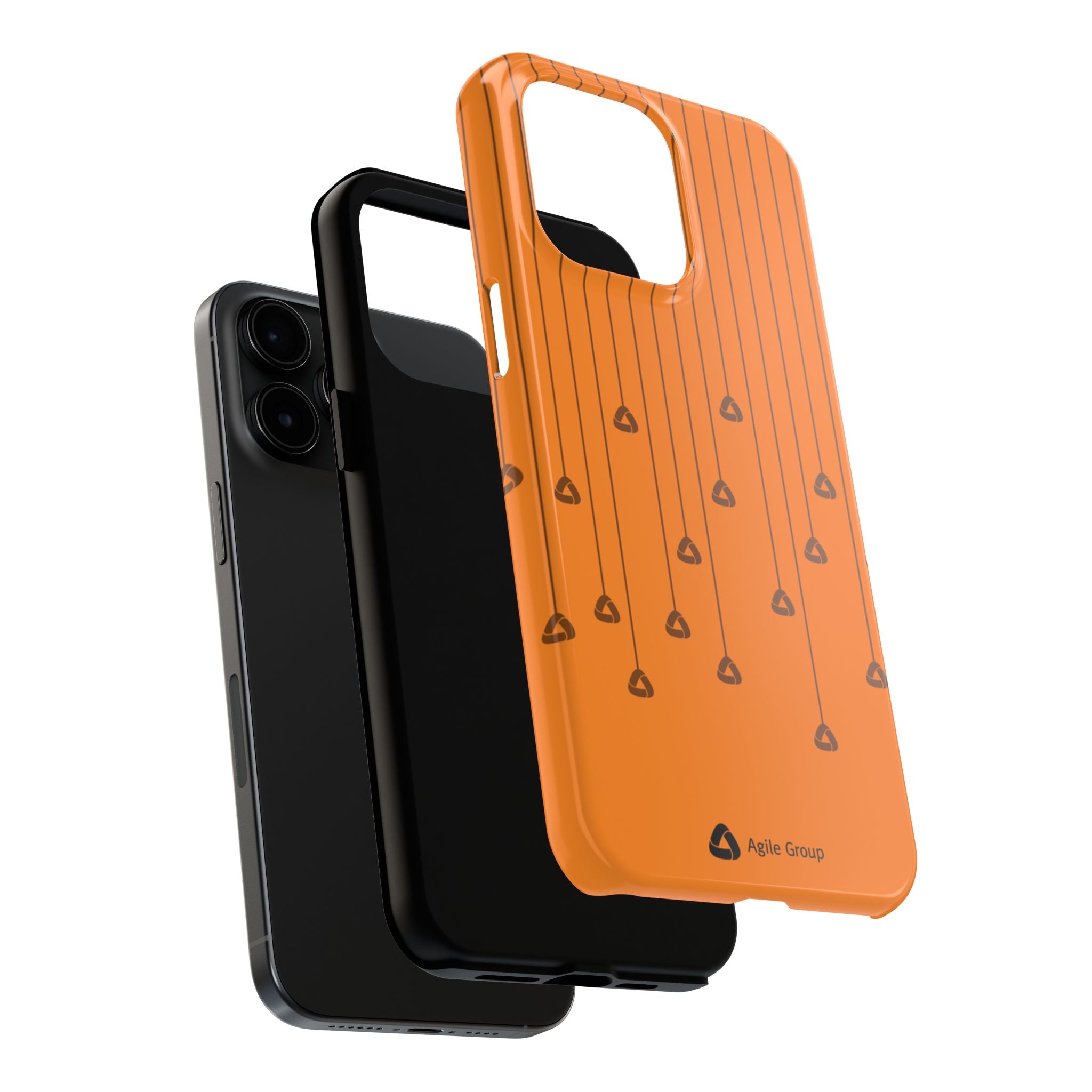 Phone Case — Orange Hanging Charm Pattern Tough Protective Case