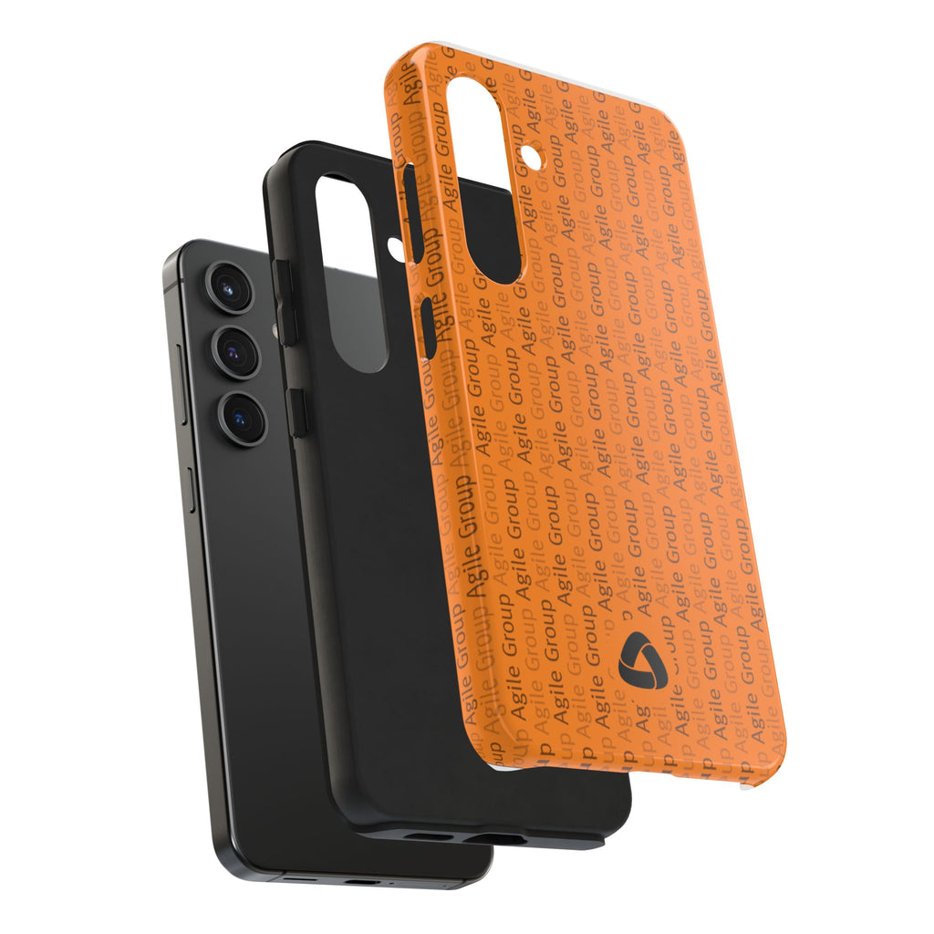 Tough Phone Case — Orange Branded 'Agile Group' Protective Cover
