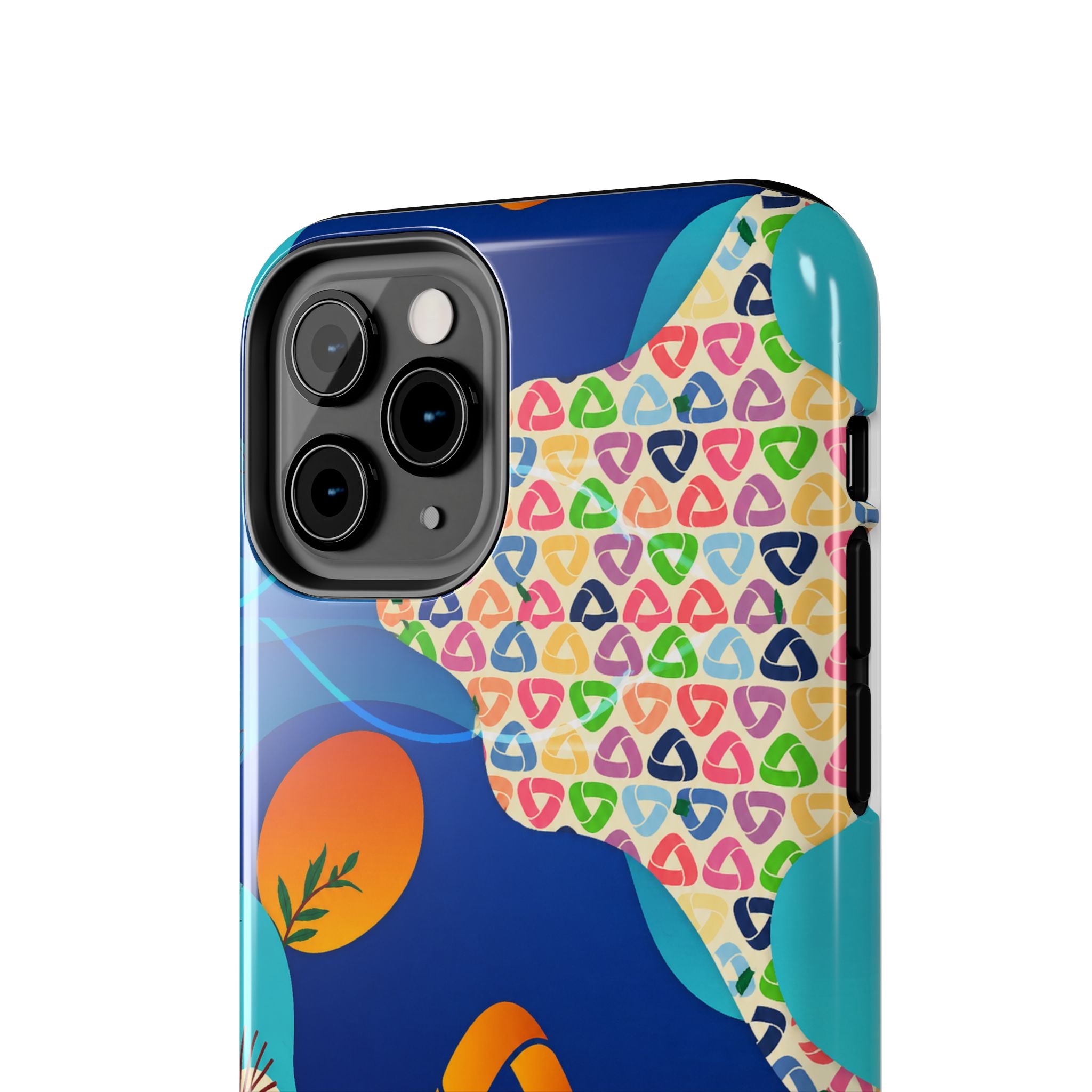 Agile Group Branded Tough Phone Case — Colorful Botanical Logo Design