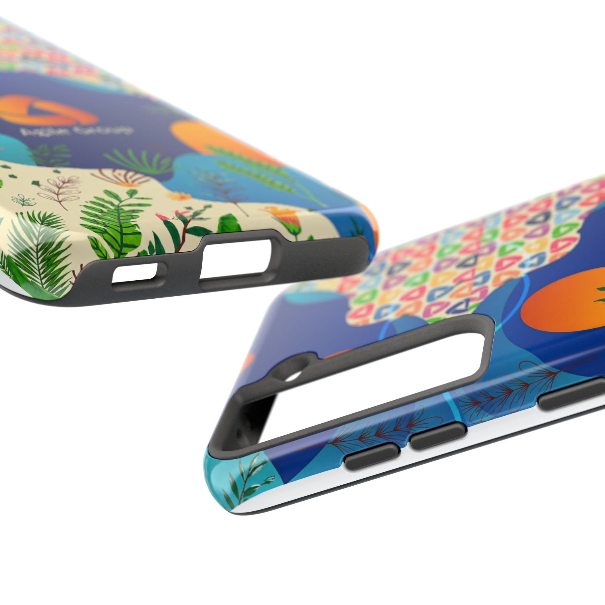 Agile Group Branded Tough Phone Case — Colorful Botanical Logo Design