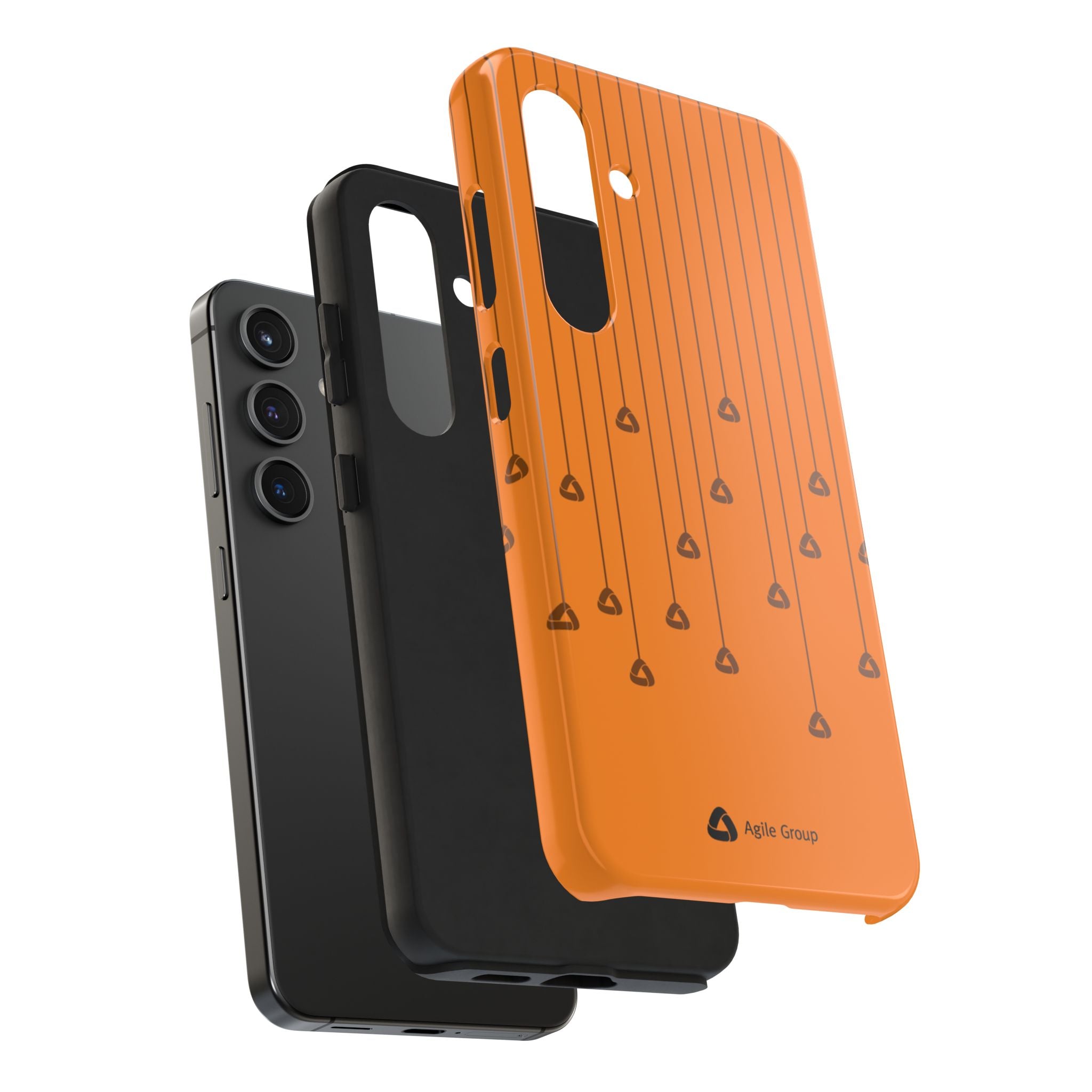Phone Case — Orange Hanging Charm Pattern Tough Protective Case