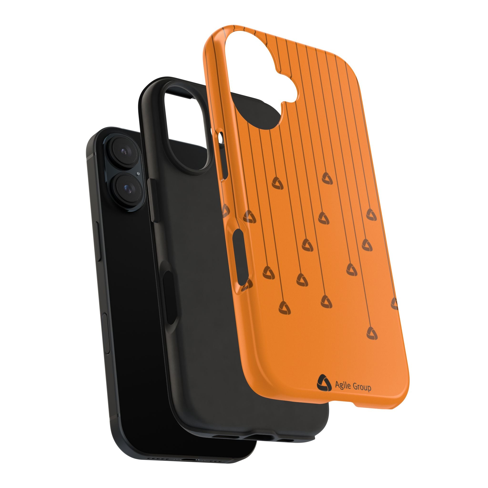 Phone Case — Orange Hanging Charm Pattern Tough Protective Case