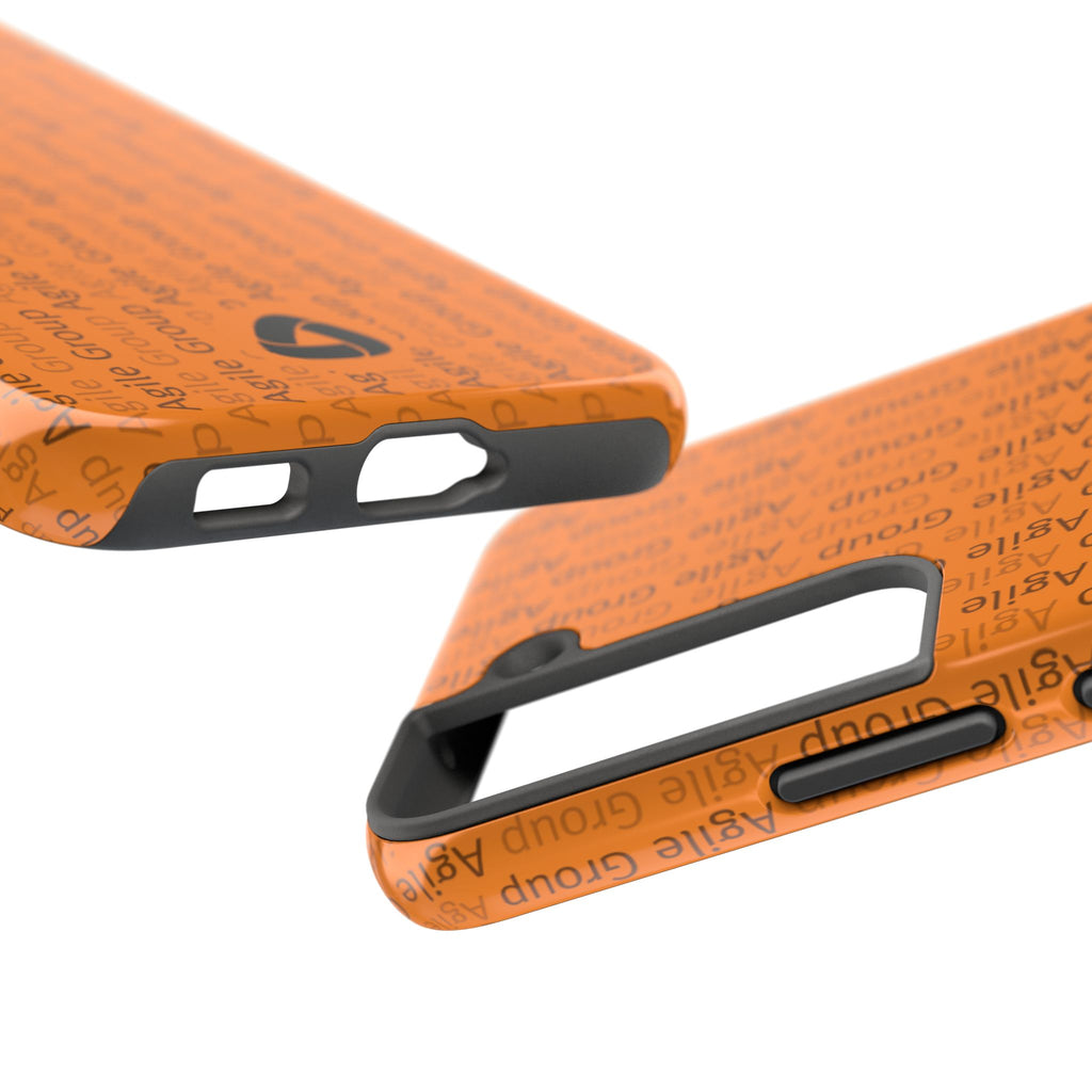 Tough Phone Case — Orange Branded 'Agile Group' Protective Cover