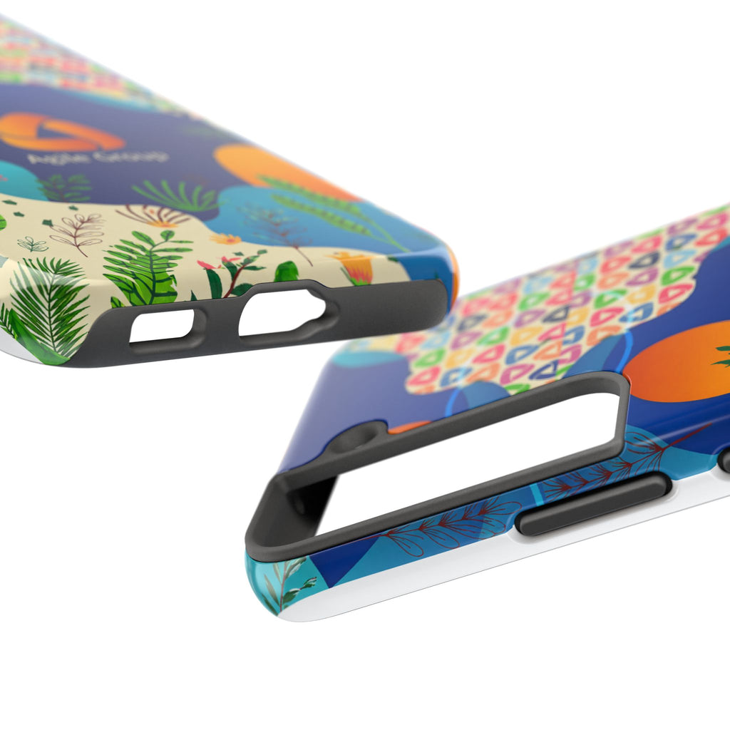Agile Group Branded Tough Phone Case — Colorful Botanical Logo Design