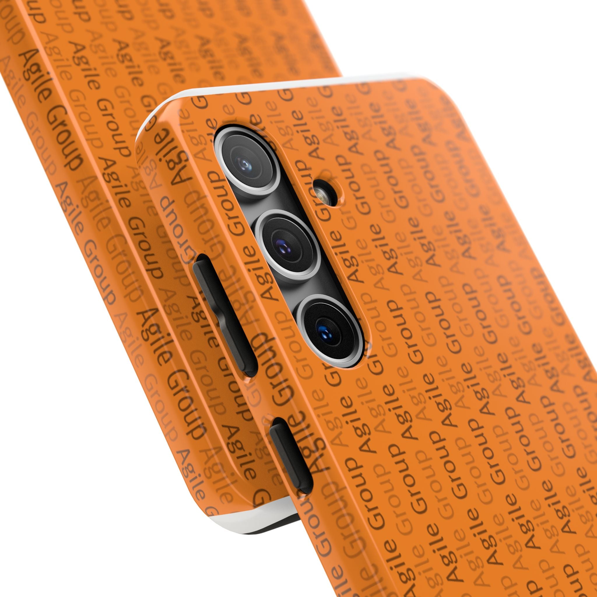 Tough Phone Case — Orange Branded 'Agile Group' Protective Cover