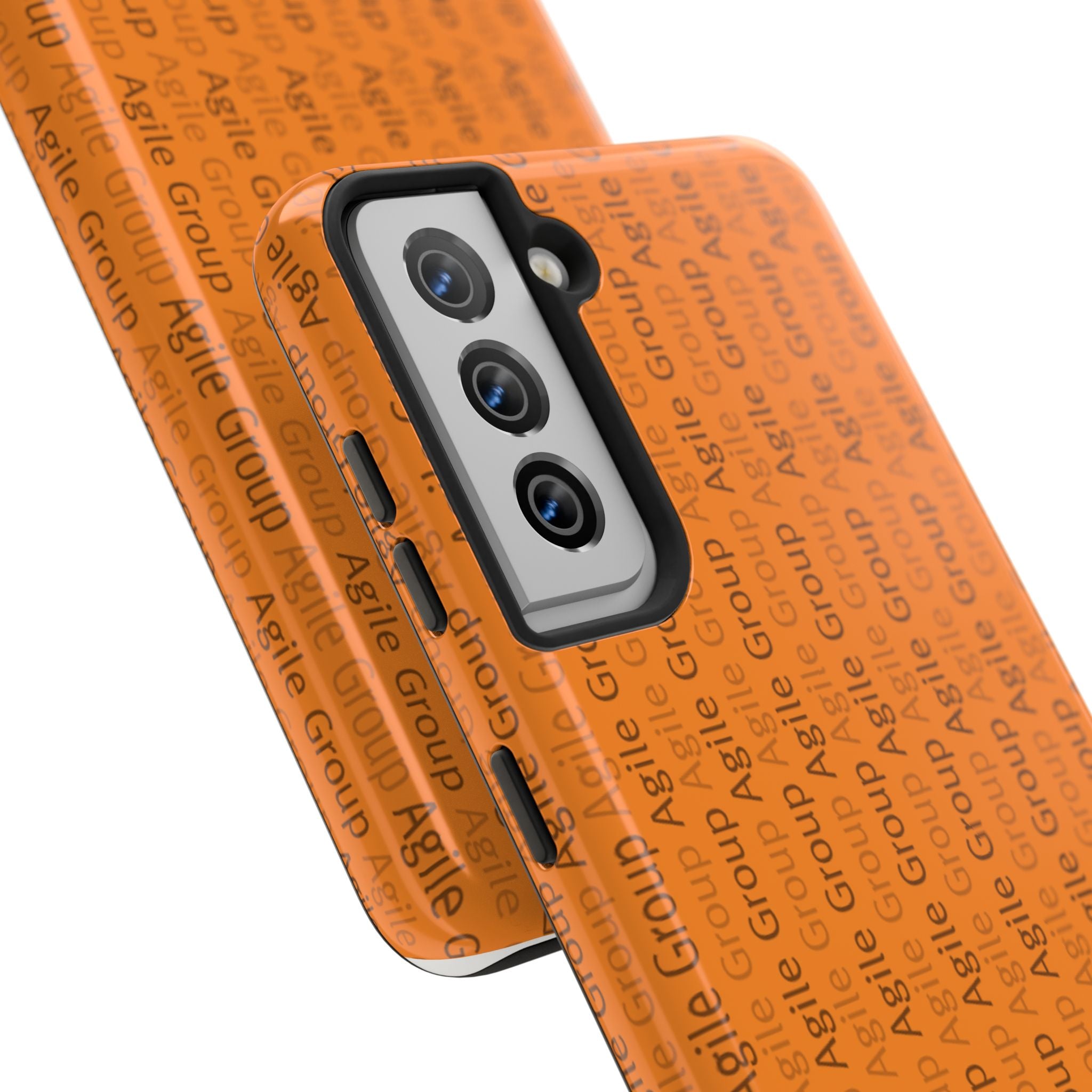 Tough Phone Case — Orange Branded 'Agile Group' Protective Cover