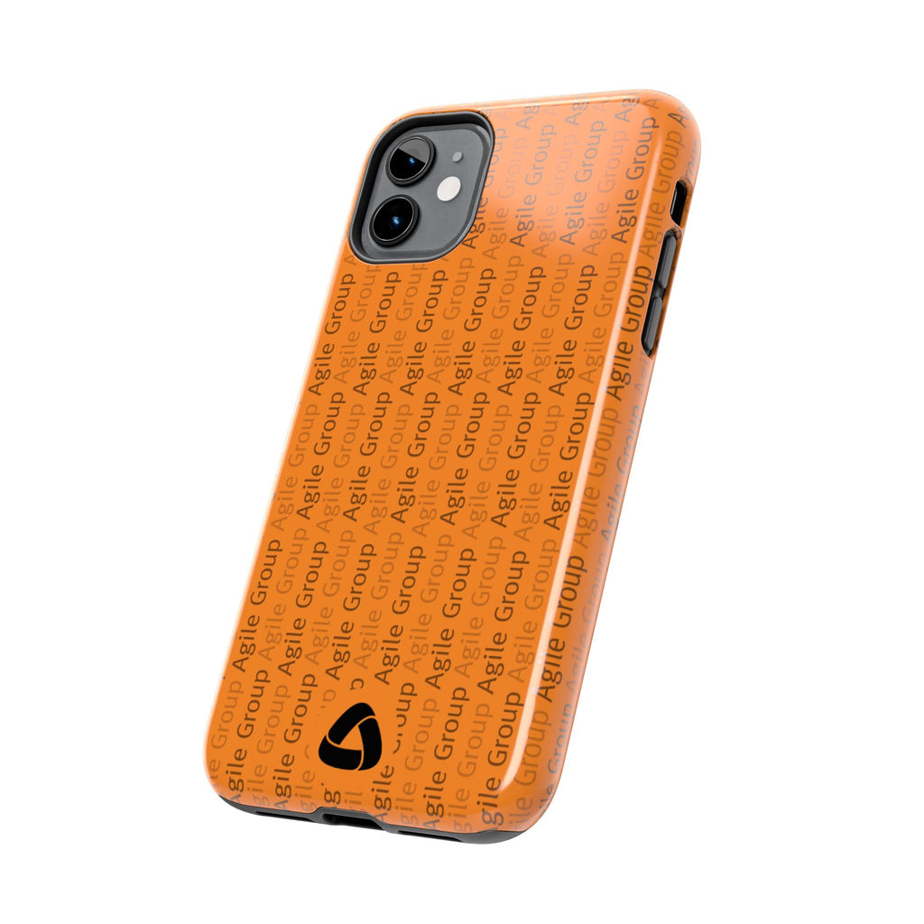 Tough Phone Case — Orange Branded 'Agile Group' Protective Cover