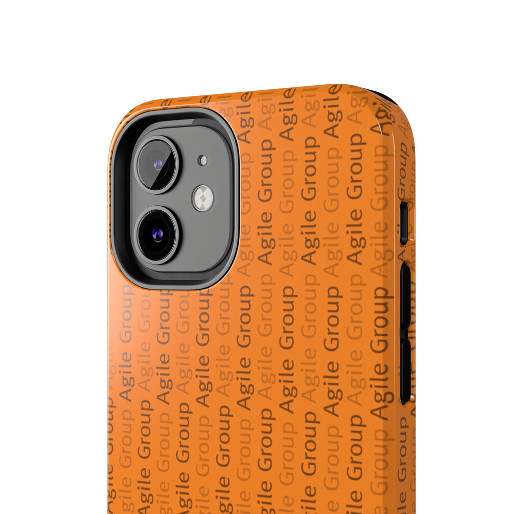 Tough Phone Case — Orange Branded 'Agile Group' Protective Cover