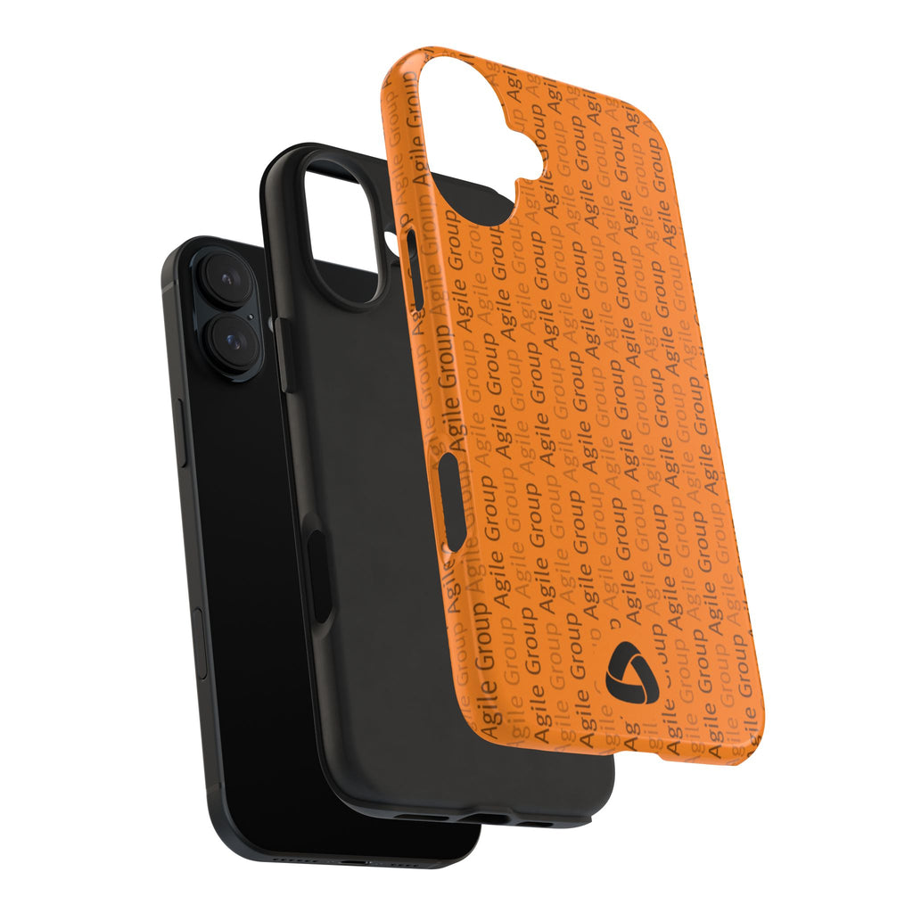 Tough Phone Case — Orange Branded 'Agile Group' Protective Cover