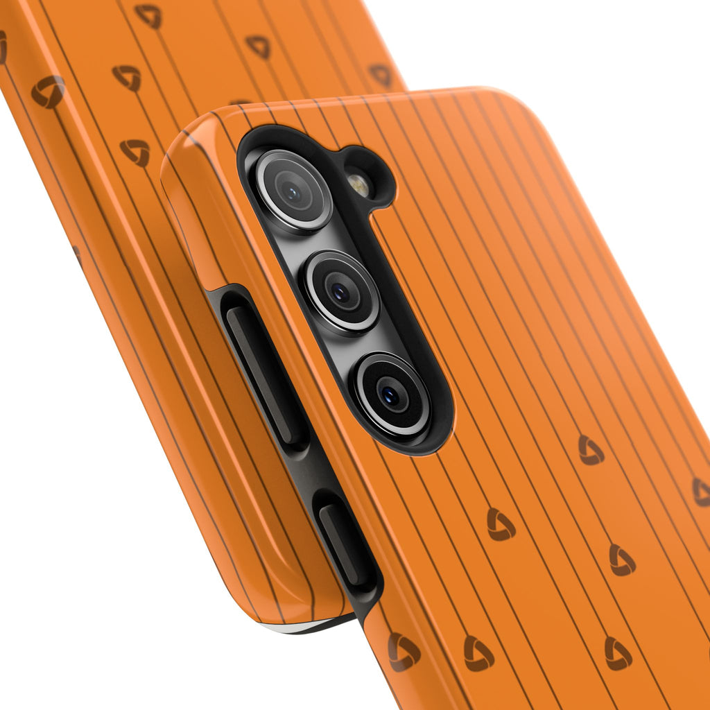 Phone Case — Orange Hanging Charm Pattern Tough Protective Case