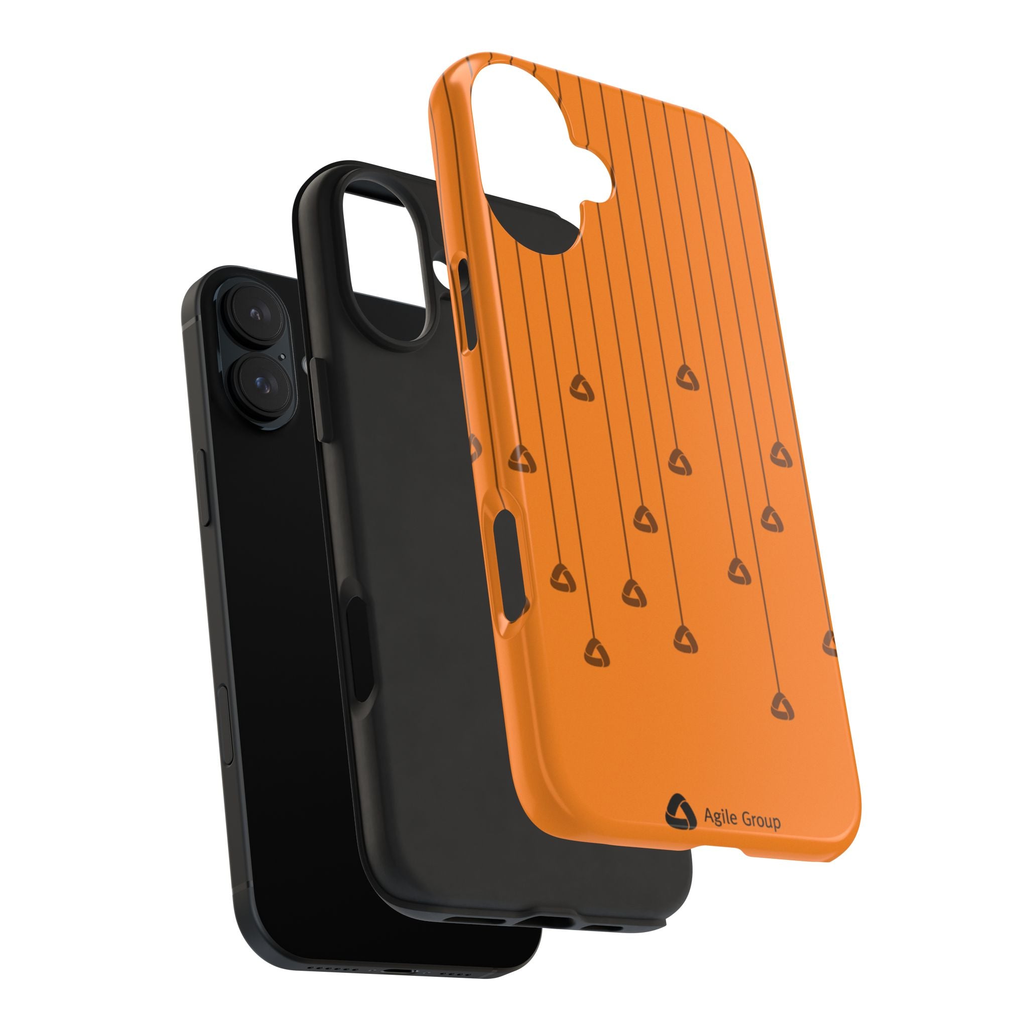 Phone Case — Orange Hanging Charm Pattern Tough Protective Case