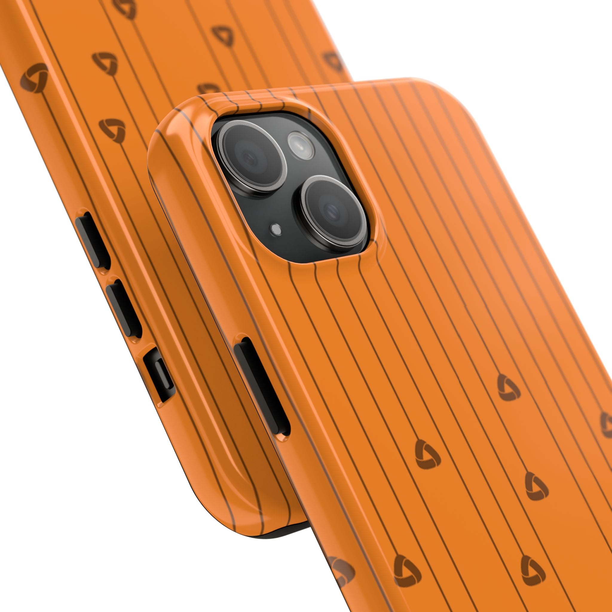Phone Case — Orange Hanging Charm Pattern Tough Protective Case