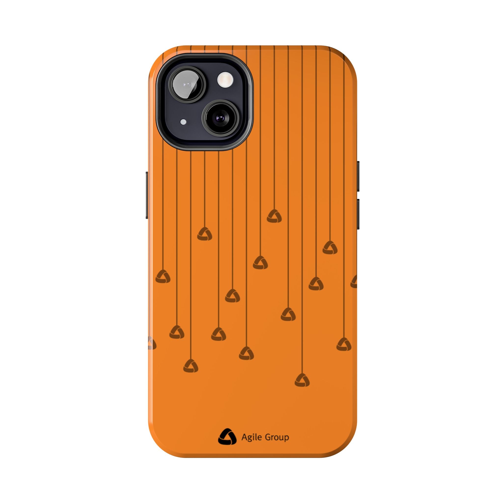 Phone Case — Orange Hanging Charm Pattern Tough Protective Case