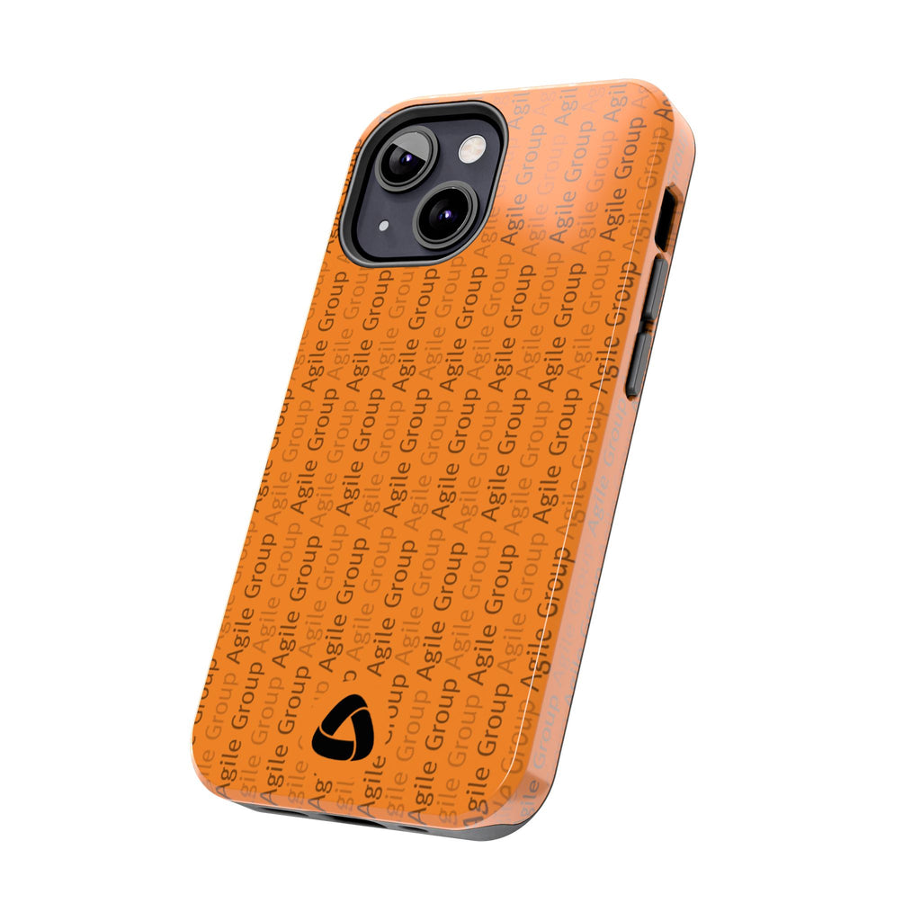 Tough Phone Case — Orange Branded 'Agile Group' Protective Cover