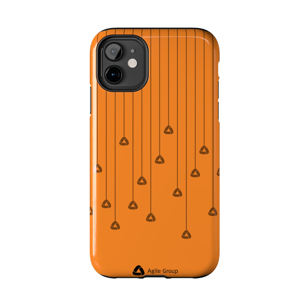 Phone Case — Orange Hanging Charm Pattern Tough Protective Case